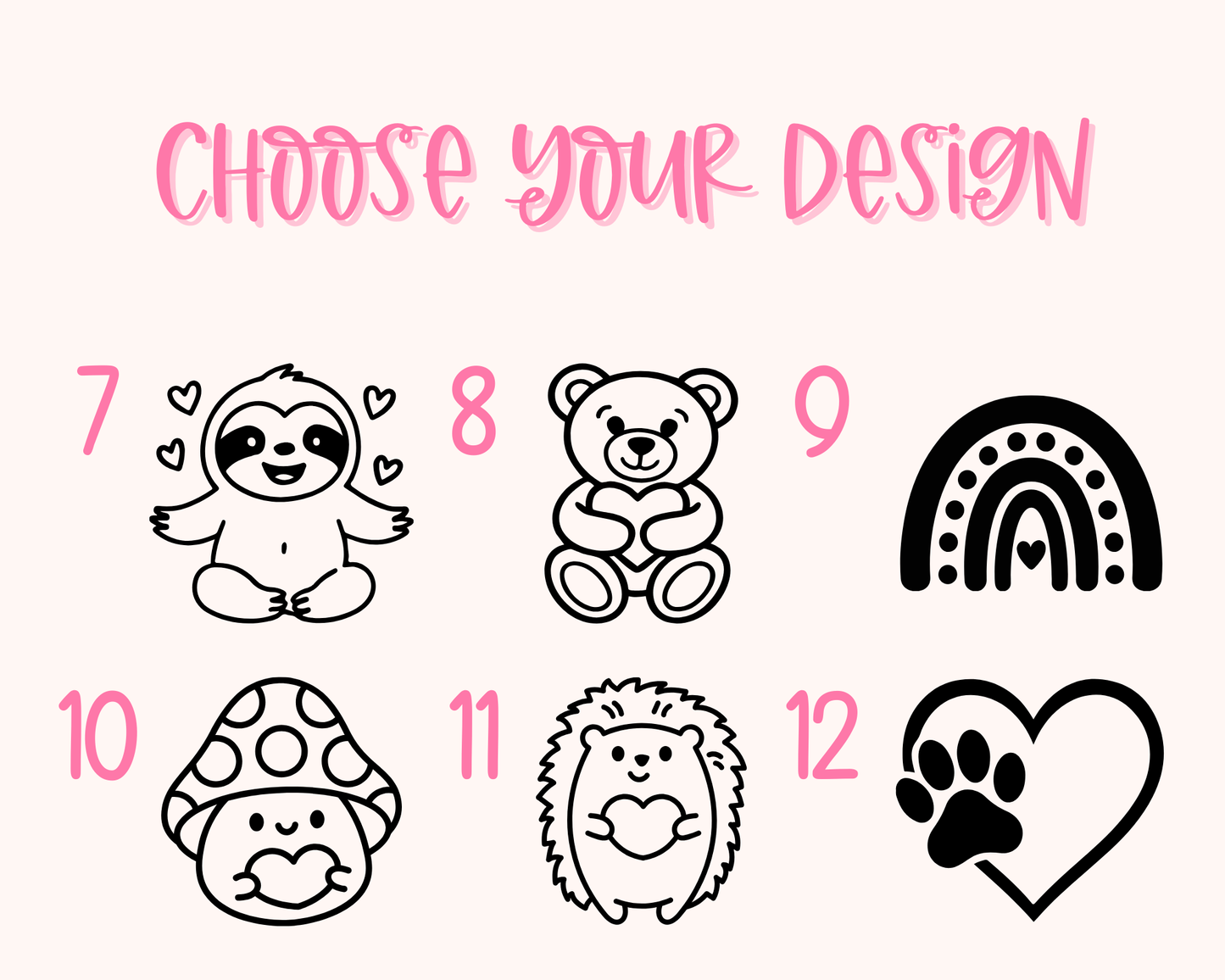 Choose Your Own Valentine Design - Pet ID Tag