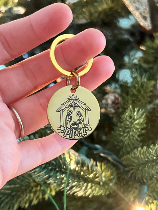 Nativity Pet ID Tag