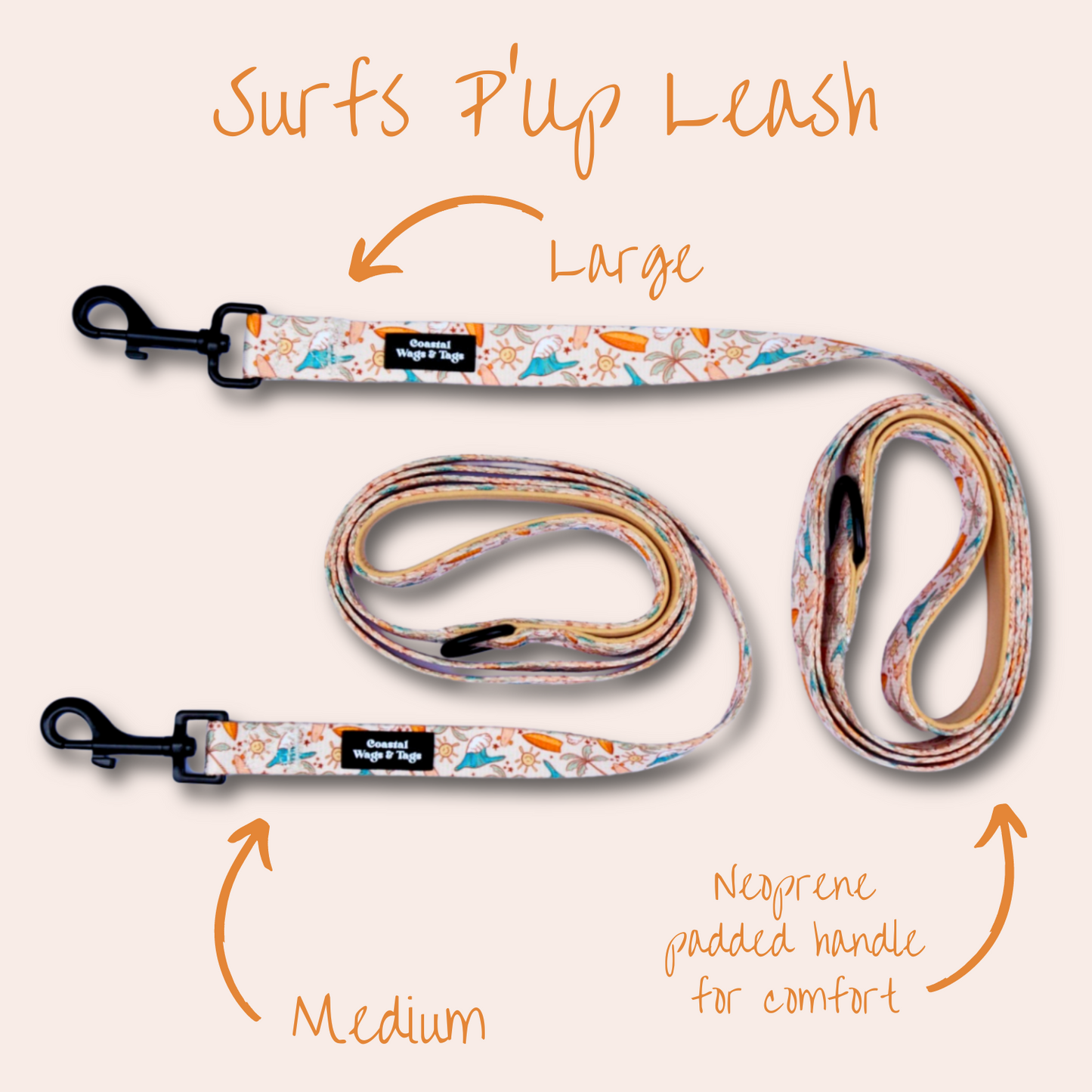 Surfs P'Up Dog Leash