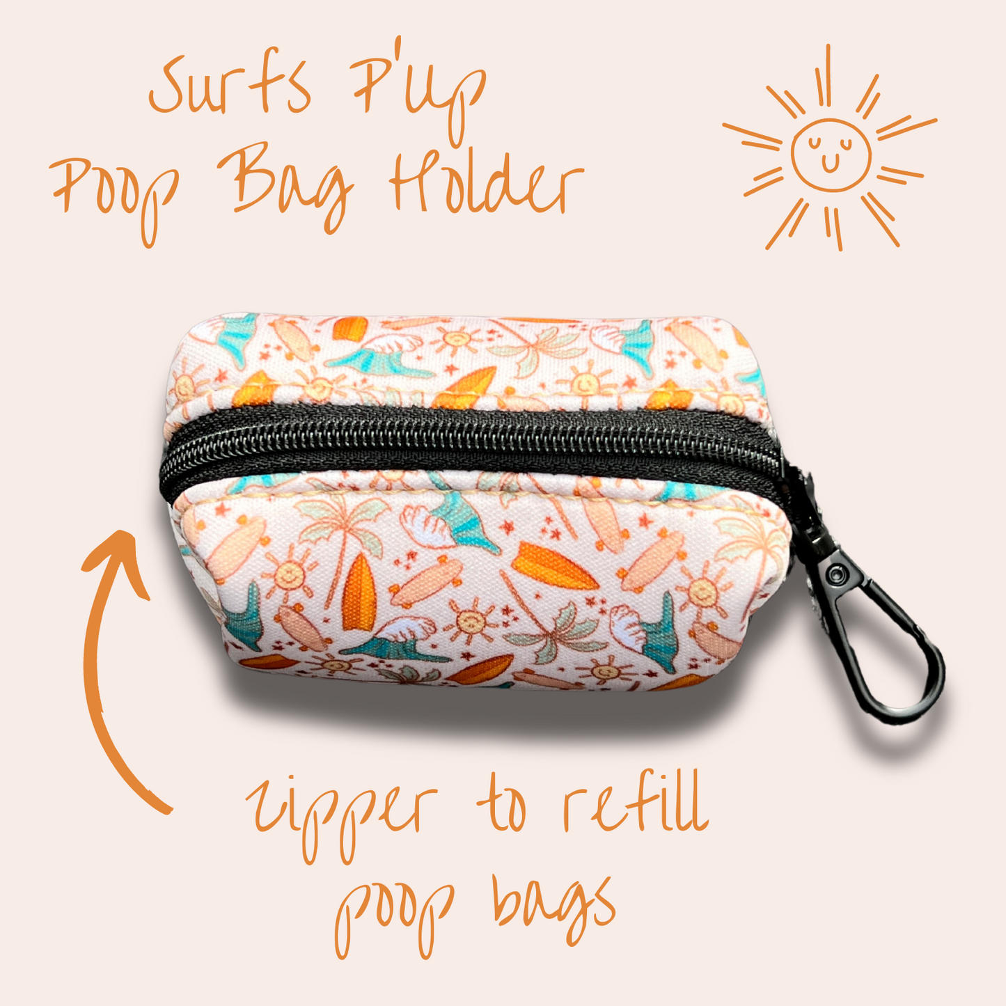 Surfs P'Up Poop Bag Holder