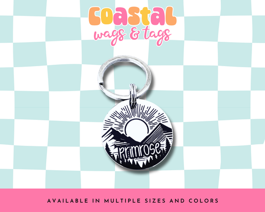 Sunrise Mountain Pet ID Tag
