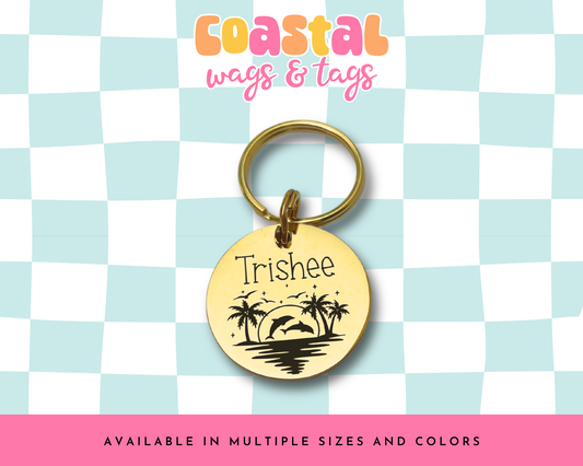 Dolphin Pet ID Tag