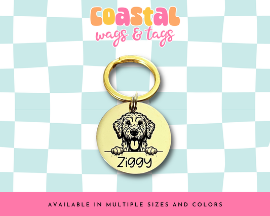 Dog Breed: Doodle Pet ID Tag