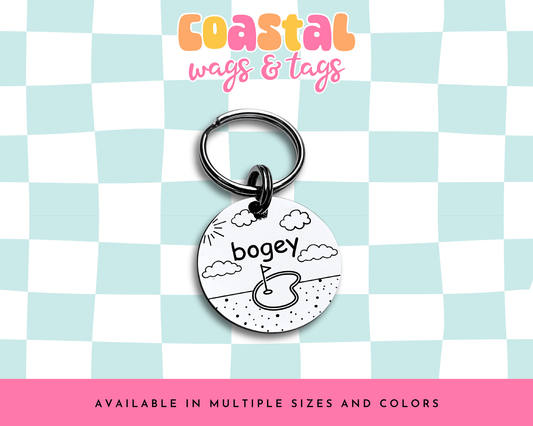 Golf Pet ID Tag