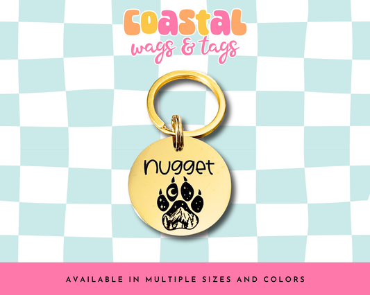Mountain Paw Pet ID Tag