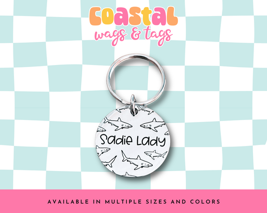 Sharks Pet ID Tag