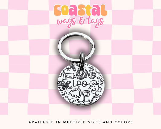Santa's Cookies Pet ID Tag